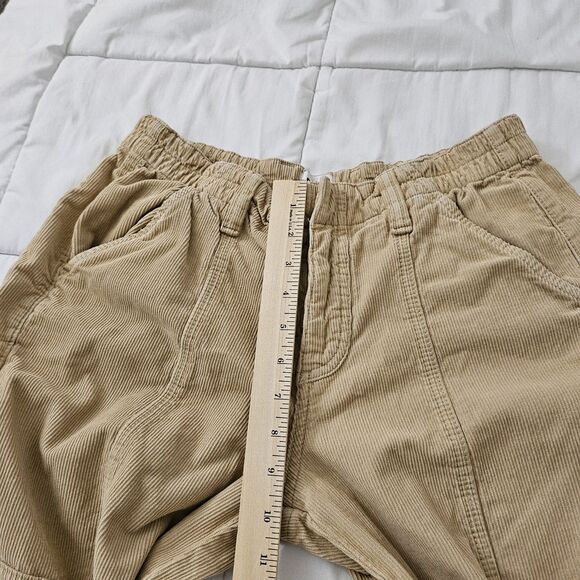 BDG Urban Outfitters Pants Womens Medium Tan Y2k Cargo Wide Leg Corduroy - Picture 8 of 9